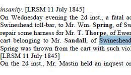 William Spring Inquest 1845