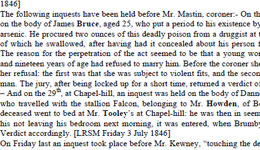 James Bruce Inquest 1846